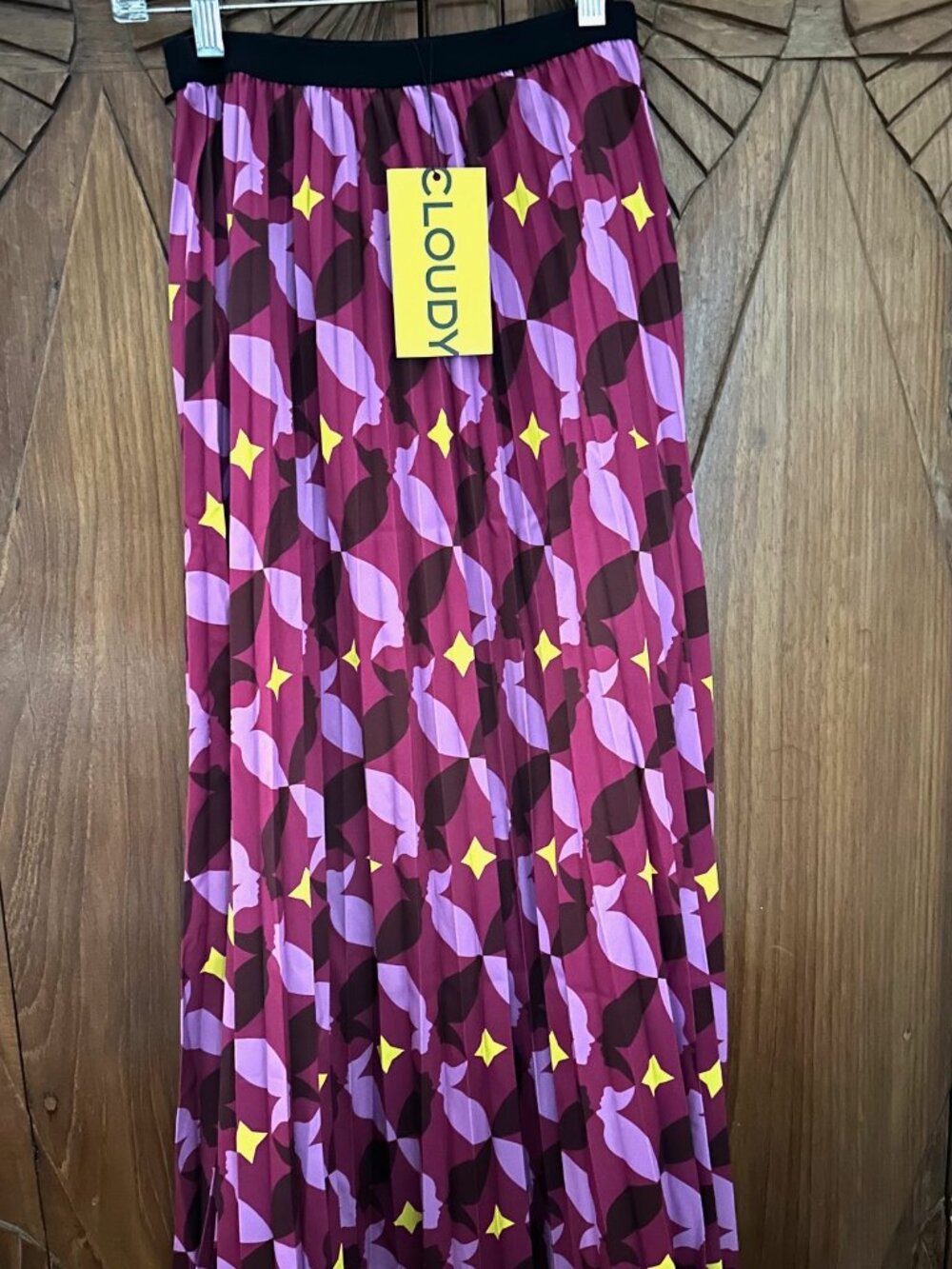 Long patterend skirt by Cloudy Tokyo - Africa, size S, NWT